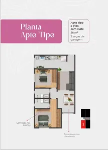 Apartamento com 2 Quartos à venda, 58m² no Nova Suíssa, Belo Horizonte