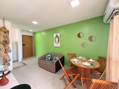 Apartamento com 2 Quartos para alugar, 47m² no Ponta Negra, Manaus