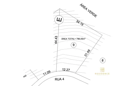Lote/Terreno à venda, 796m² no Jardim Belvedere, Volta Redonda
