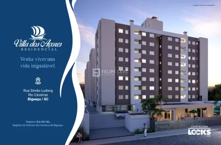Apartamento com 2 Quartos à venda, 59m² no Rio Caveiras, Biguaçu