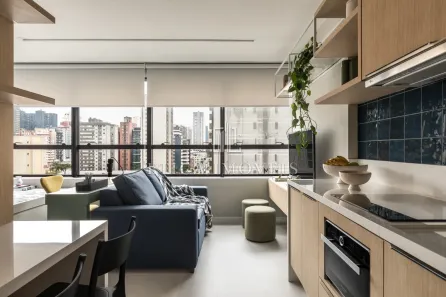 Apartamento com 1 Quarto para alugar, 29m² no Centro, Curitiba
