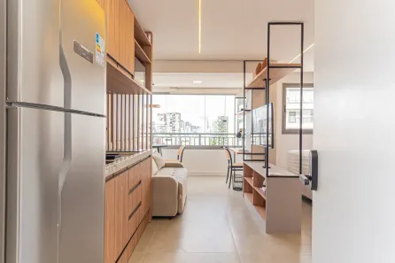 Apartamento com 1 Quarto para alugar, 33m² no Vila Nova Conceição, São Paulo