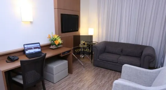 Flat com 1 Quarto para alugar, 33m² no Vila Olímpia, São Paulo