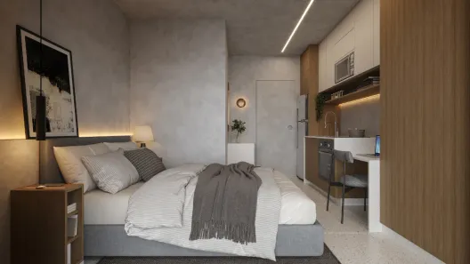 Apartamento com 1 Quarto à venda, 19m² no Centro, Guarulhos