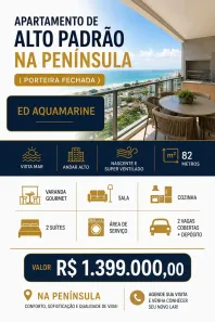Apartamento com 2 Quartos à venda, 82m² no Ponta D'Areia, São Luís