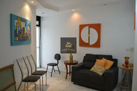 Flat com 1 Quarto para alugar, 37m² no Indianópolis, São Paulo
