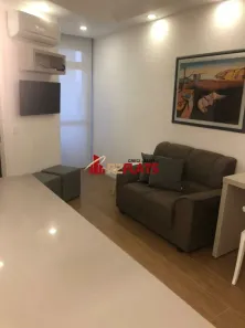 Flat com 1 Quarto para alugar, 38m² no Indianópolis, São Paulo
