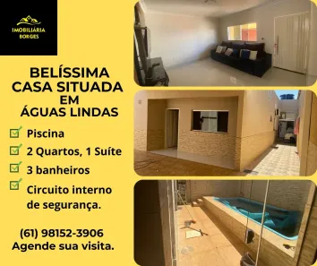 Casa com 2 Quartos à venda, 175m² no Mansões Camargo, Águas Lindas de Goiás