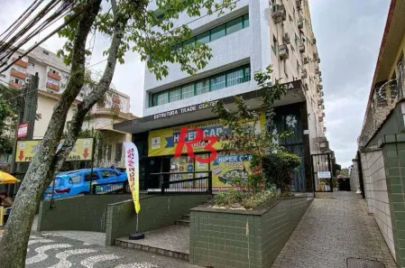 Sala Comercial para alugar, 113m² no Gonzaga, Santos