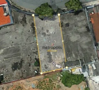 Lote/Terreno à venda, 194m² no Casa Branca, Santo André