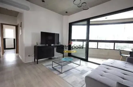 Apartamento com 2 Quartos para alugar, 85m² no Jardim, Santo André