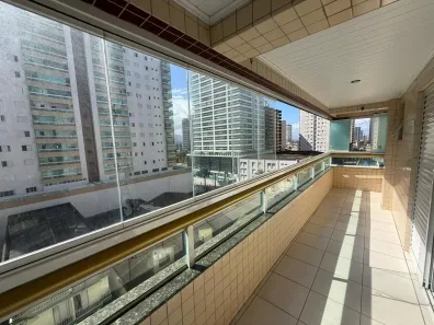Apartamento com 2 Quartos para alugar, 85m² no Caiçara, Praia Grande