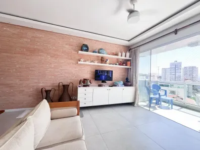 Apartamento com 3 Quartos à venda, 90m² no Vila Alzira, Guarujá
