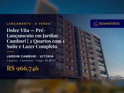 Apartamento com 2 Quartos à venda, 67m² no Jardim Camburi, Vitória