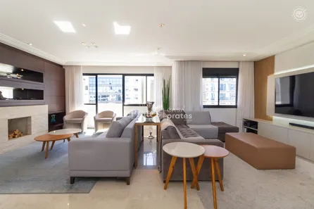 Apartamento com 3 Quartos para alugar, 163m² no Bigorrilho, Curitiba