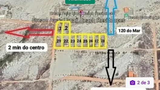 Lote/Terreno à venda, 420m² no Parajuru, Beberibe