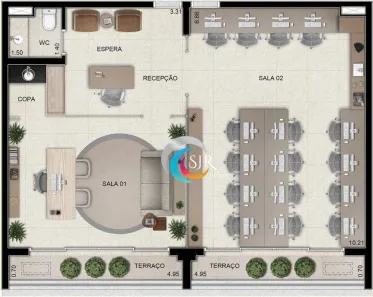 Sala Comercial à venda, 87m² no Paraíso, São Paulo