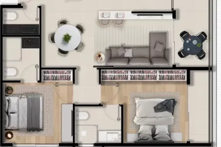 Apartamento com 2 Quartos à venda, 75m² no Jurerê, Florianópolis