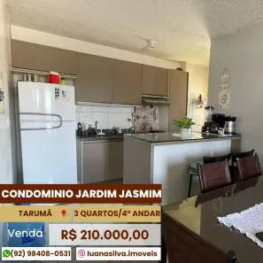 Apartamento com 3 Quartos à venda, 42m² no Tarumã-Açu, Manaus