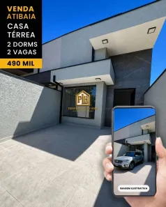 Casa com 2 Quartos à venda, 75m² no Jardim Santo Antônio, Atibaia