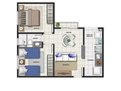 Apartamento com 2 Quartos para alugar, 70m² no Tapanã (Icoaraci), Belém
