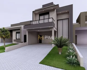 Casa de Condomínio com 3 Quartos à venda, 231m² no Vila Bressani, Paulínia