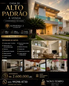 Casa de Condomínio com 3 Quartos à venda, 249m² no Jardim Itália, Cuiabá