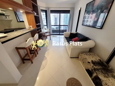 Flat com 1 Quarto para alugar, 47m² no Itaim Bibi, São Paulo