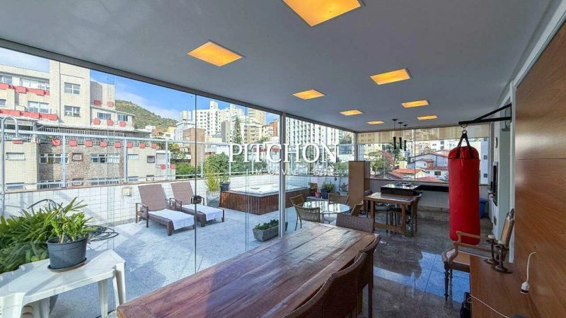 Cobertura com 4 quartos — Sion, Belo Horizonte