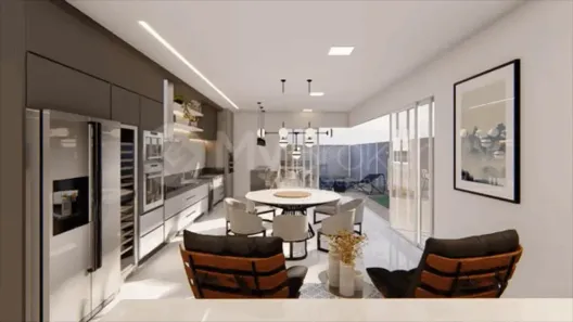 Casa de Condomínio com 4 Quartos à venda, 213m² no Residencial Goiânia Golfe Clube, Goiânia