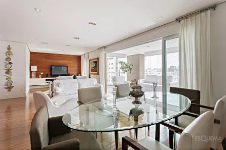 Apartamento com 3 Quartos para alugar, 181m² no Moema, São Paulo