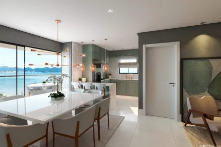 Apartamento com 3 Quartos à venda, 119m² no Balneário Perequê, Porto Belo