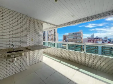 Apartamento com 3 Quartos à venda, 122m² no Boqueirão, Praia Grande