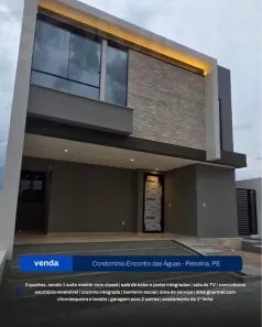 Casa de Condomínio com 3 Quartos à venda, 221m² no Cohab São Francisco, Petrolina