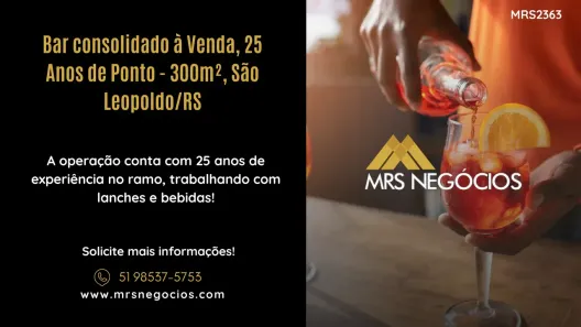 Ponto Comercial à venda, 300m² no Centro, São Leopoldo
