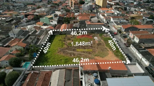 Lote/Terreno à venda, 1848m² no Vila Mazzei, São Paulo