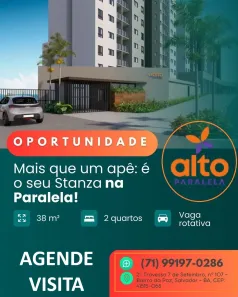 Apartamento com 2 Quartos à venda, 37m² no Bairro da Paz, Salvador