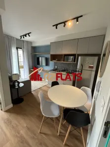 Flat com 1 Quarto para alugar, 30m² no Indianópolis, São Paulo