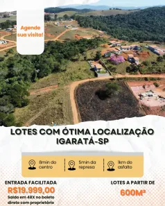 Lote/Terreno à venda, 600m² no , Igaratá