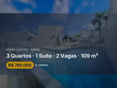 Casa com 3 Quartos à venda, 109m² no Serra Centro, Serra