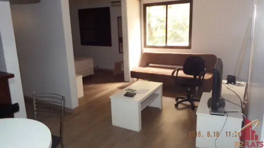 Flat com 1 Quarto para alugar, 45m² no Cerqueira César, São Paulo
