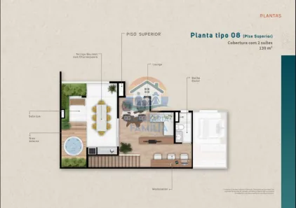Cobertura com 2 Quartos à venda, 130m² no Sapé, Ubatuba