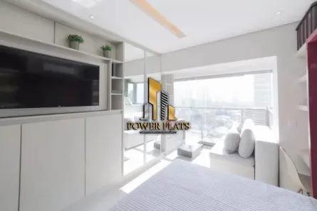 Flat com 1 Quarto para alugar, 40m² no Vila Cordeiro, São Paulo
