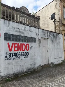 Lote/Terreno à venda, 249m² no Vila Mathias, Santos