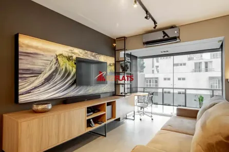 Flat com 1 Quarto para alugar, 44m² no Vila Nova Conceição, São Paulo