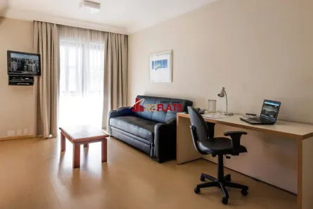 Flat com 1 Quarto para alugar, 45m² no Cerqueira César, São Paulo