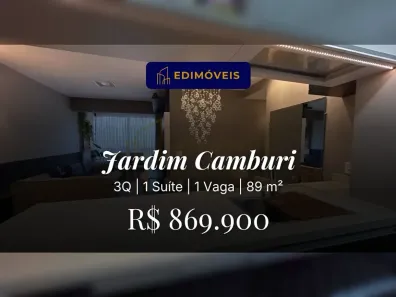 Apartamento com 3 Quartos à venda, 89m² no Jardim Camburi, Vitória