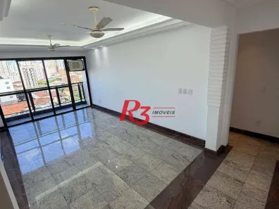 Apartamento com 2 Quartos para alugar, 100m² no Marapé, Santos