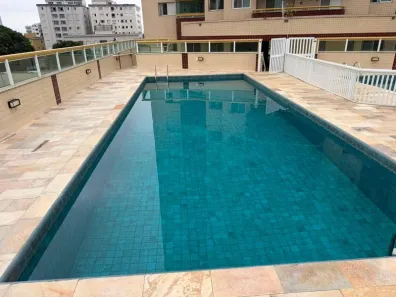 Apartamento com 2 Quartos para alugar, 65m² no Caiçara, Praia Grande