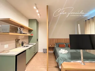 Apartamento com 1 Quarto à venda, 26m² no Pompéia, Santos